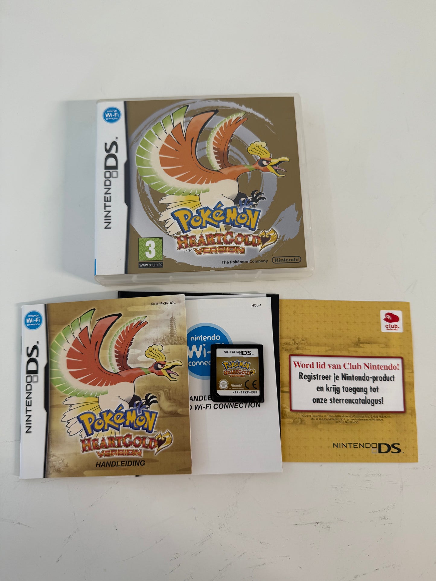 Pokémon HeartGold compleet met boekjes voor Nintendo DS