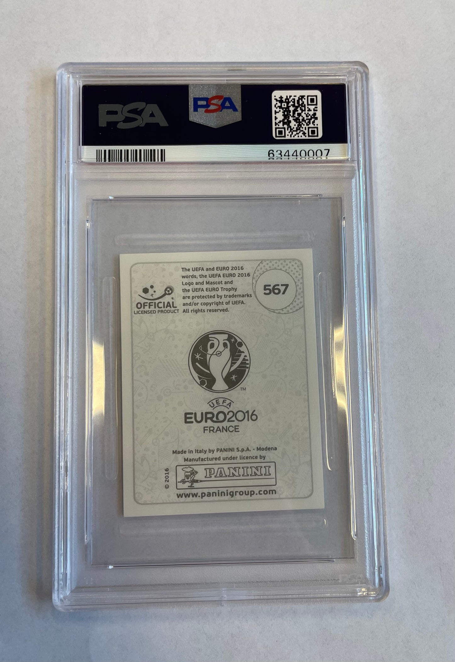 2016 Panini UEFA Zlatan Ibrahimovic PSA 10 POP 1 Euro 2016