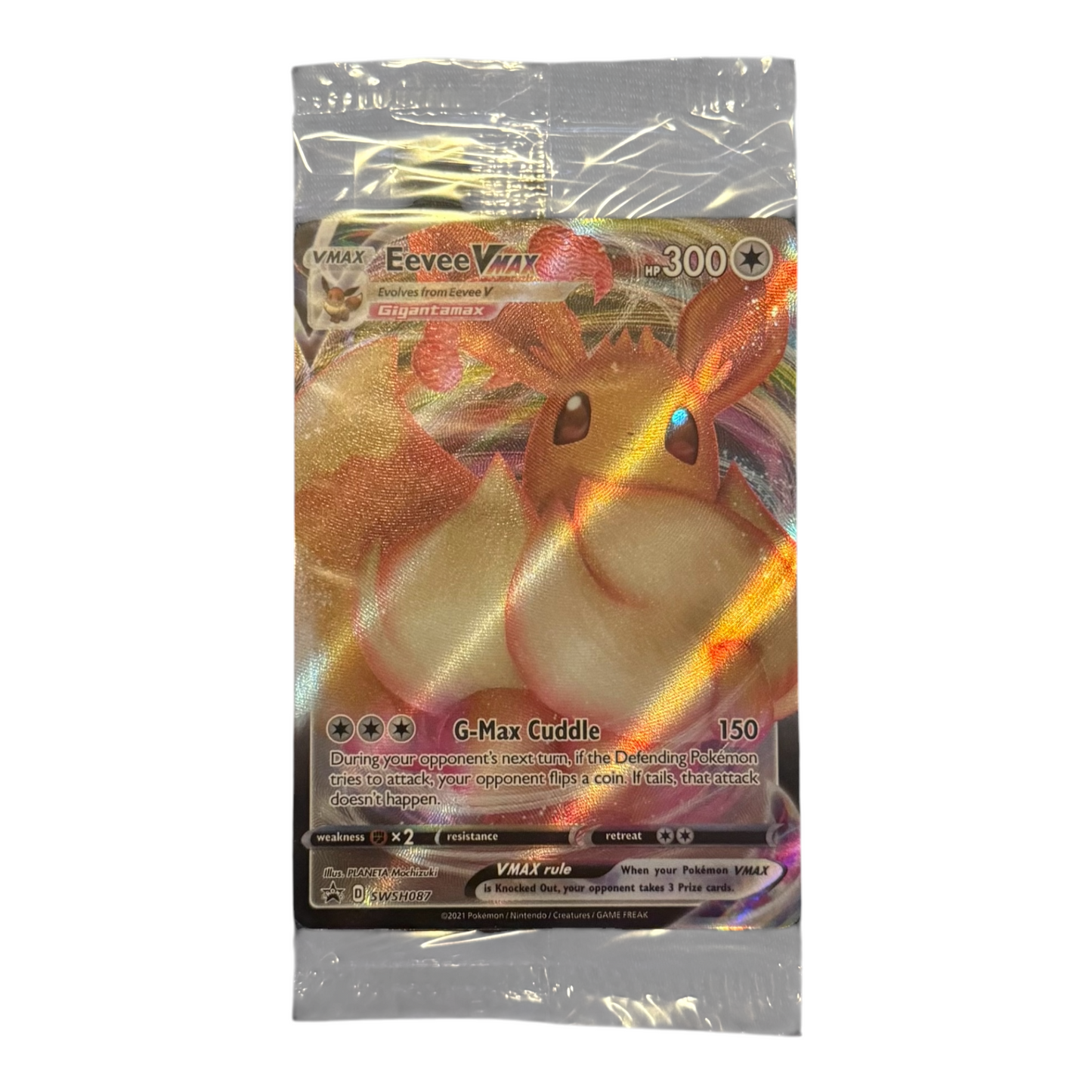 Eevee VMAX SWSH087 Pokemon Shining Fates Black Star Promo
